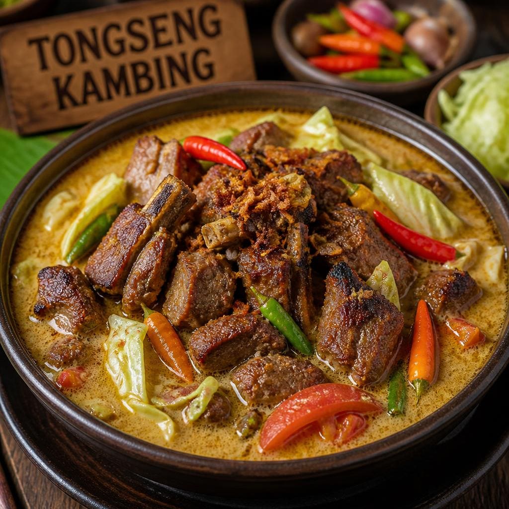 Tongseng Kambing di RM Bumi Aki